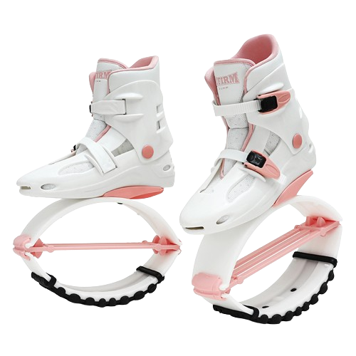 KANGAROO Boots – weiß-hellrosa