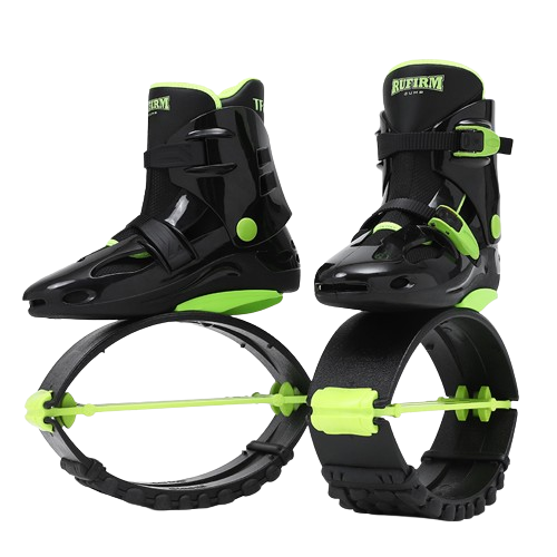 KANGAROO Boots – schwarz-grün