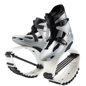 KANGAROO Boots – silber-schwarz
